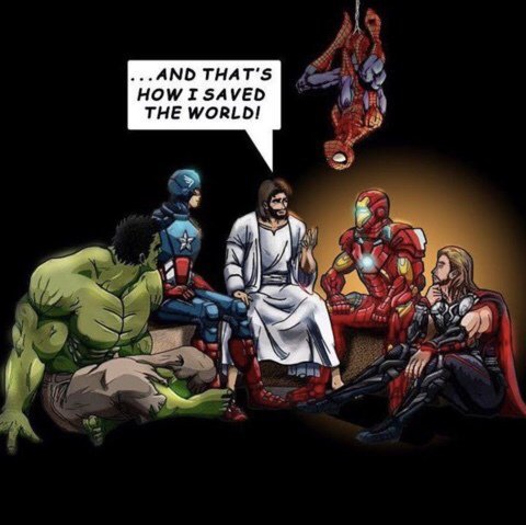 Jesus.. the original avenger